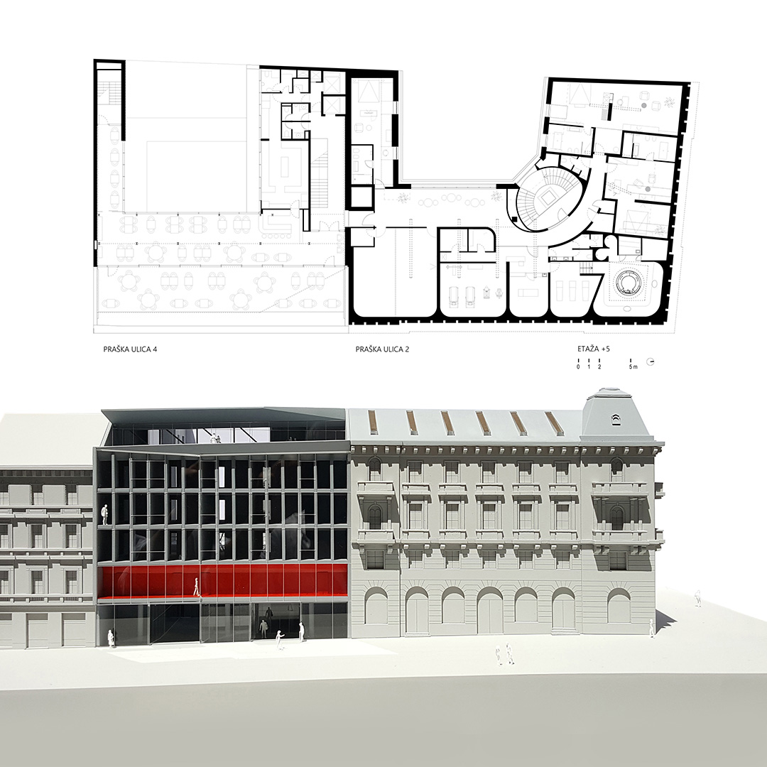 Met hotel – interpolacija u Praškoj 4 i prenamjena potkrovlja u Praškoj 2