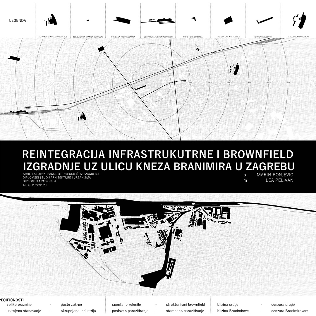 Reintegracija infrastrukturne i brownfield izgradnje uz ulicu kneza Branimira